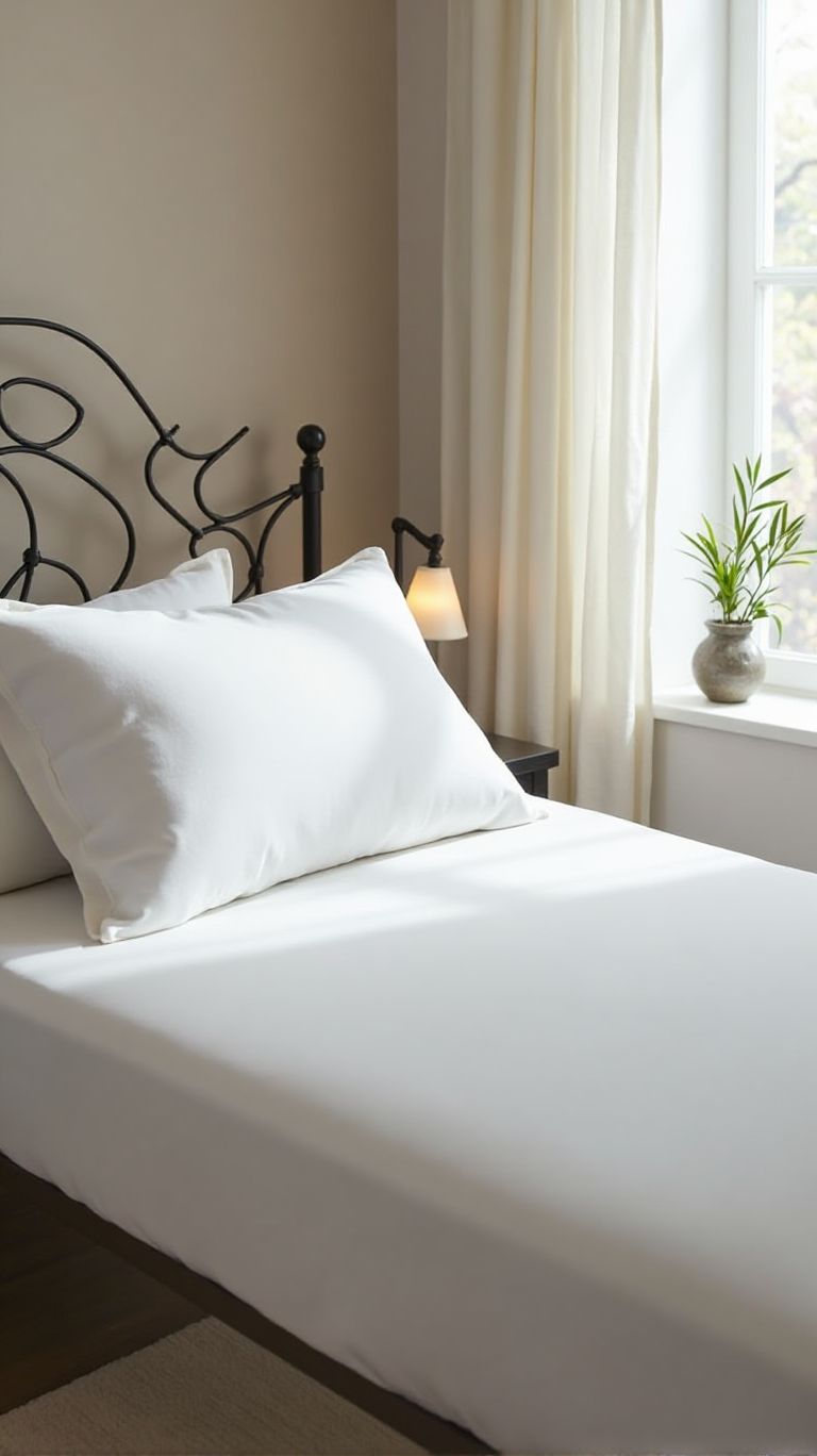 طقم ملاءات سرير من قطعتين - ألوان وأحجام مختلفة | مزيج قطني ناعم ومريح