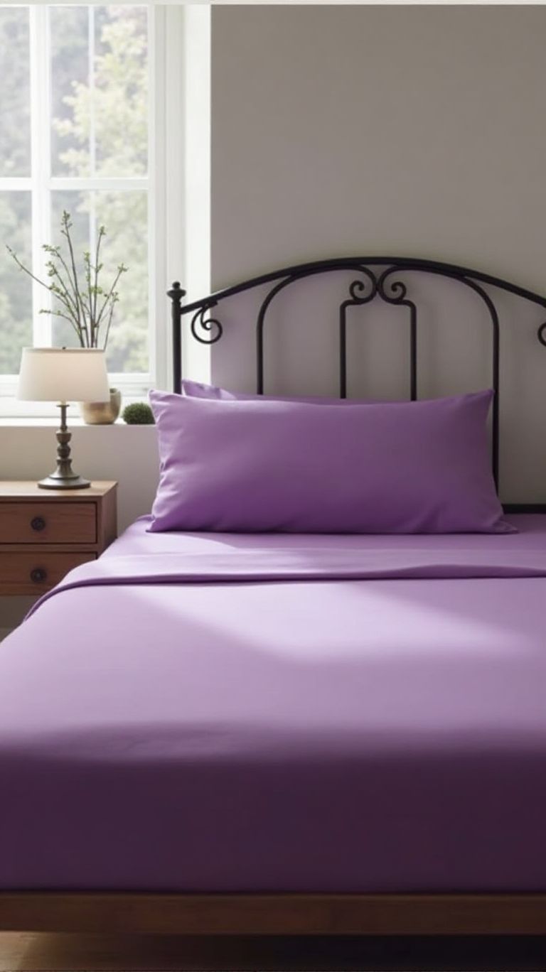 طقم ملاءات سرير من قطعتين - ألوان وأحجام مختلفة | مزيج قطني ناعم ومريح