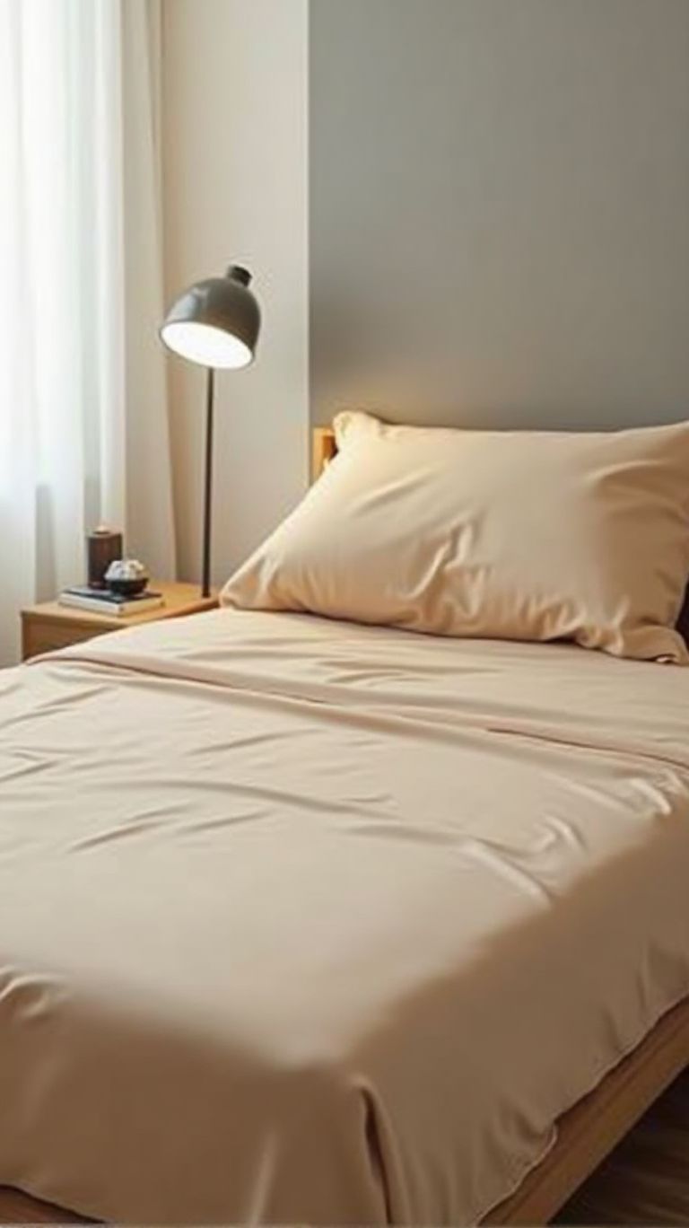 طقم ملاءات سرير مفرد من قطعتين | ملاءات سرير ناعمة ومريحة مصنوعة من مزيج القطن