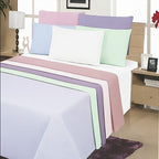 طقم ملاءات سرير مفرد من قطعتين | ملاءات سرير ناعمة ومريحة مصنوعة من مزيج القطن