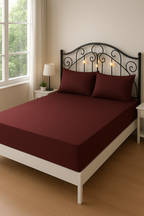 3-Piece Fitted Bed Sheet Set – Multi Color | Soft & Comfortable Cotton Blend