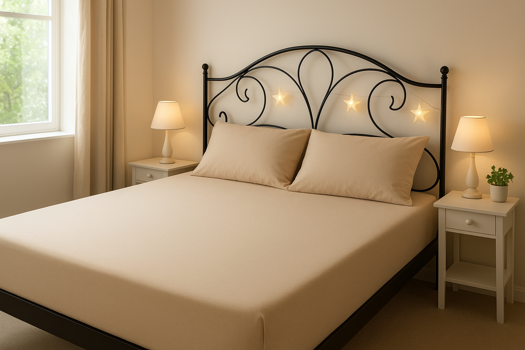 3-Piece Fitted Bed Sheet Set – Multi Color | Soft & Comfortable Cotton Blend